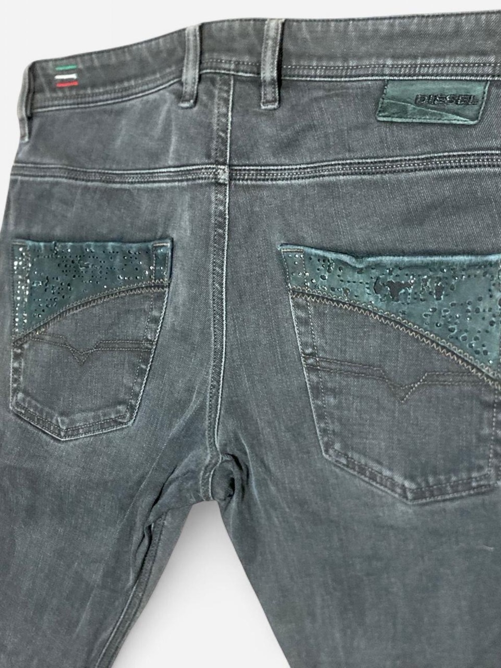 Diesel KROOLEY black slim straight 30x34